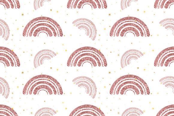 Download Boho Glitter Rainbow Pattern - Pattern Collection