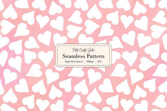 Download Pink Pastel Heart Seamless Pattern - Pattern Collection