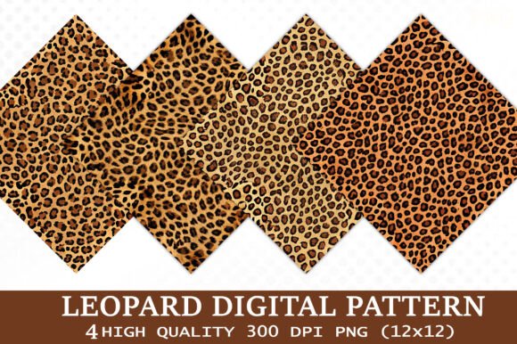Download Leopard Pattern Digital Paper - Pattern Collection