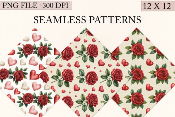 Download Watercolor Roses Seamless Pattern - Pattern Collection
