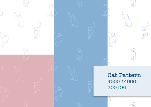 Download Cat Seamless Pattern Fabric Print - Pattern Collection