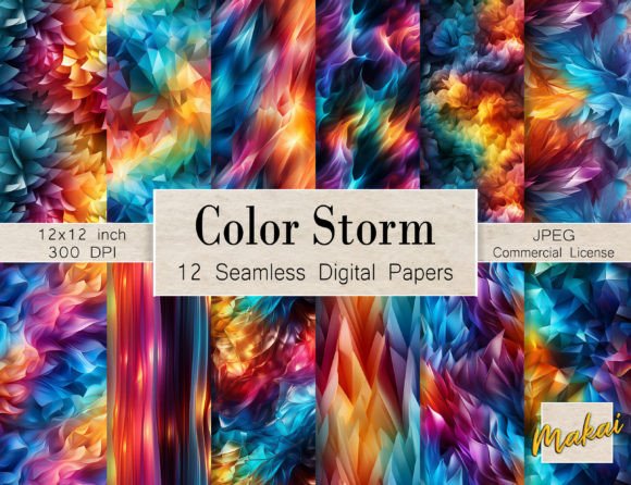 Download Modern 3D Rainbow Seamless Patterns - Pattern Collection