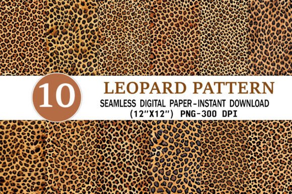 Download Leopard Pattern Digital Paper - Pattern Collection