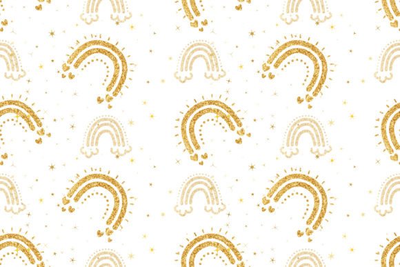 Download Boho Glitter Rainbow Pattern - Pattern Collection