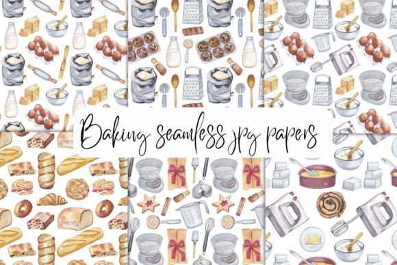 Download Baking Seamless Patterns Food Jpg Papers - Pattern Collection