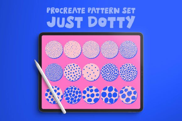 Download Just Dotty Procreate Pattern Brush Set - Pattern Collection