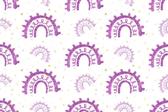 Download Boho Glitter Rainbow Pattern - Pattern Collection