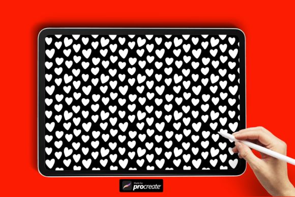 Download Lovely Heart Pattern Brush - Pattern Collection