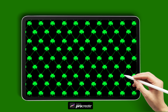 Download Diamond and Clover Pattern Brush - Pattern Collection