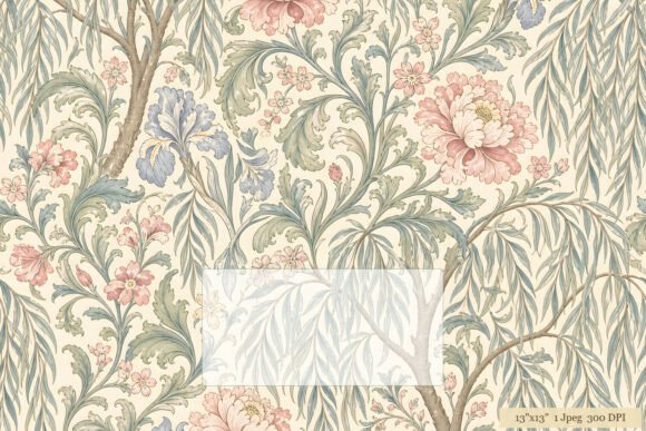Download William Morris Floral Botanical Pattern - Pattern Collection