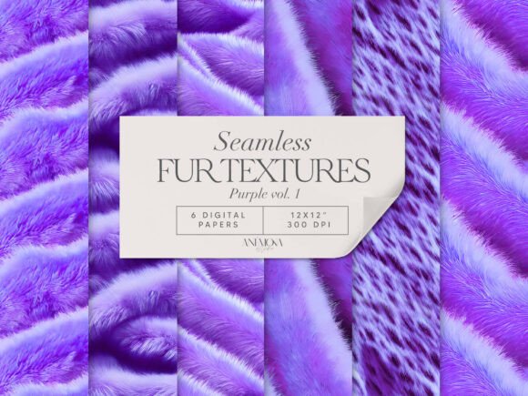 Download Purple Fur Texture Pattern Pack - Pattern Collection