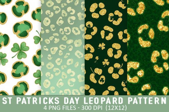 Download St Patricks Day Leopard Pattern - Pattern Collection
